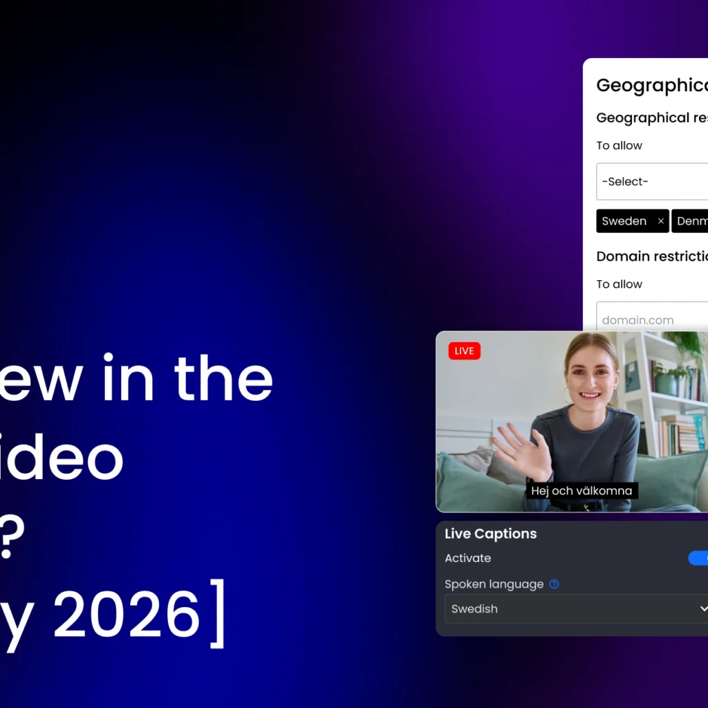 What's new in the Qbrick video platform february 2026