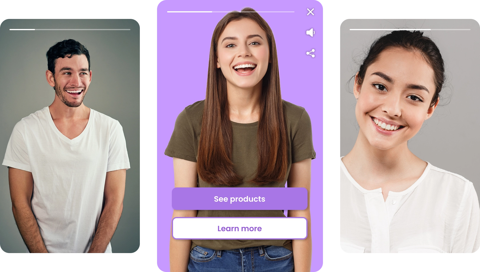 Interactive video widget