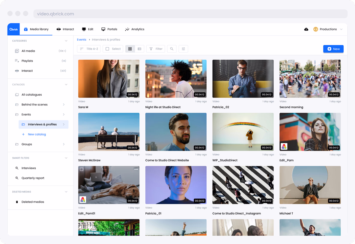 Qbrick-videoplattformen