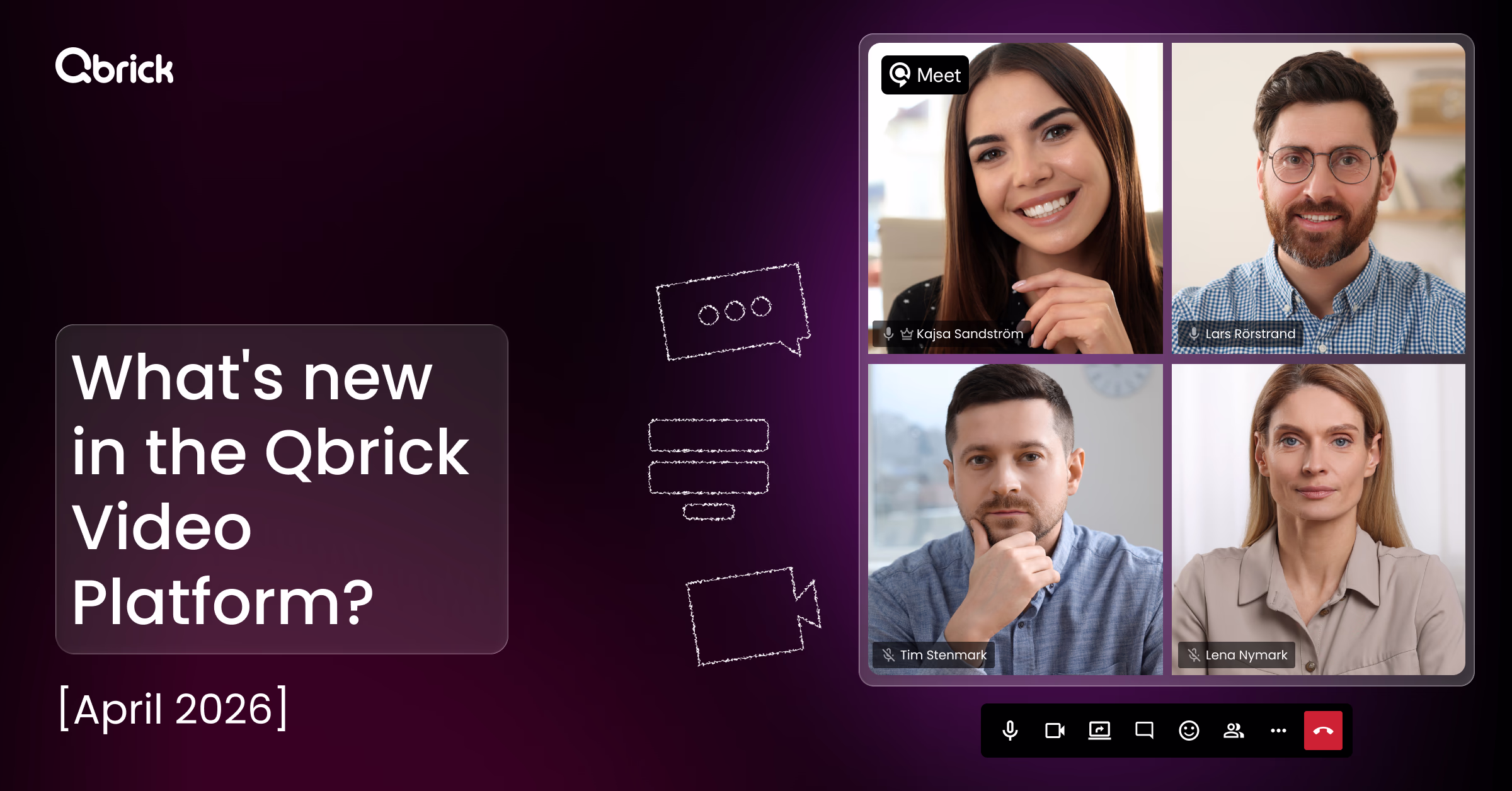What's new in Qbrick Video Platform April 2026