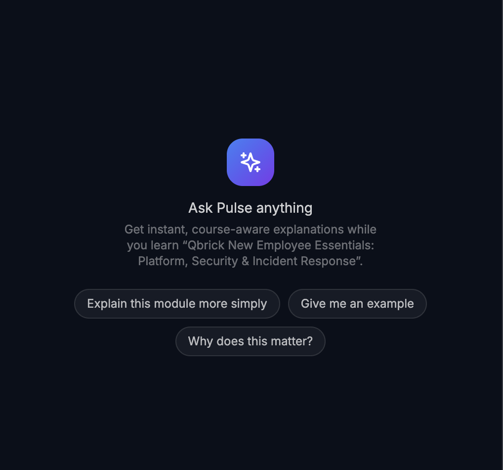 Ask Qbrick Pulse